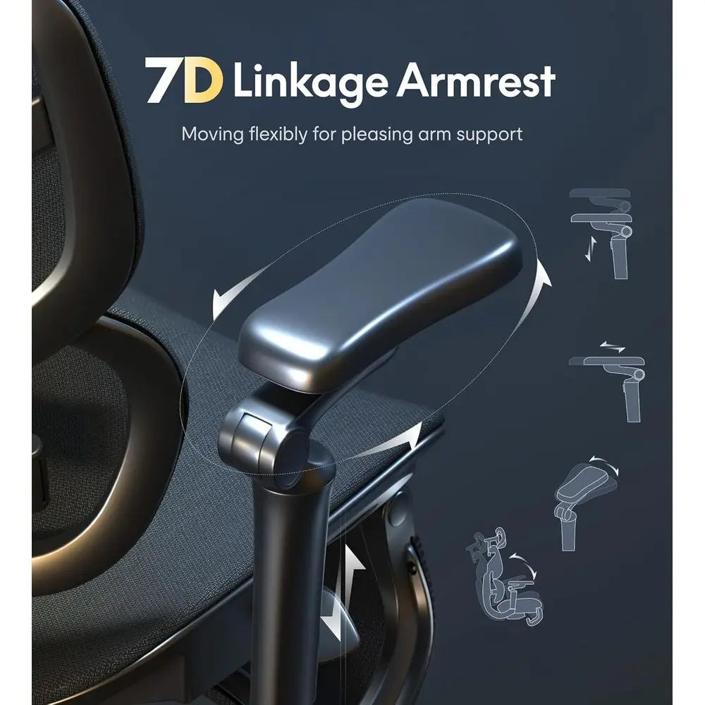 Ergonomic Gaming Chair with Adaptive Lumbar Support - ElectronAge