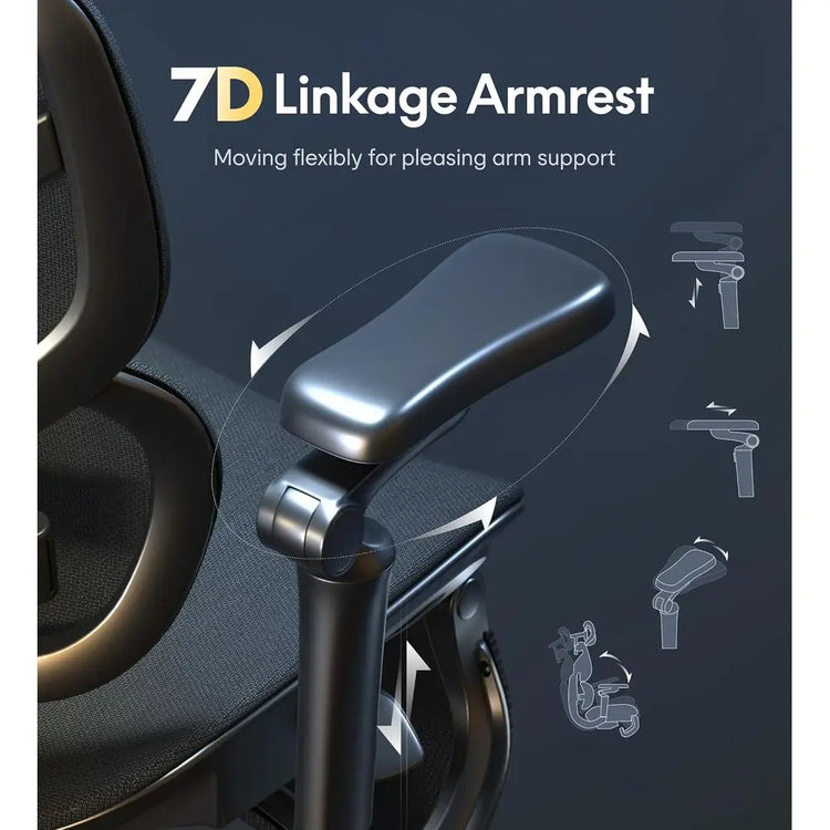 Ergonomic Gaming Chair with Adaptive Lumbar Support - ElectronAge