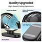 TOPK Mini Portable fan Standing fans for Room Camping,Rechargeable Electric USB Personal Fan Desk Table Stand Fan Table for Home