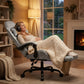 Massage Gaming Chair with 360°-Swivel and Headrest - ElectronAge