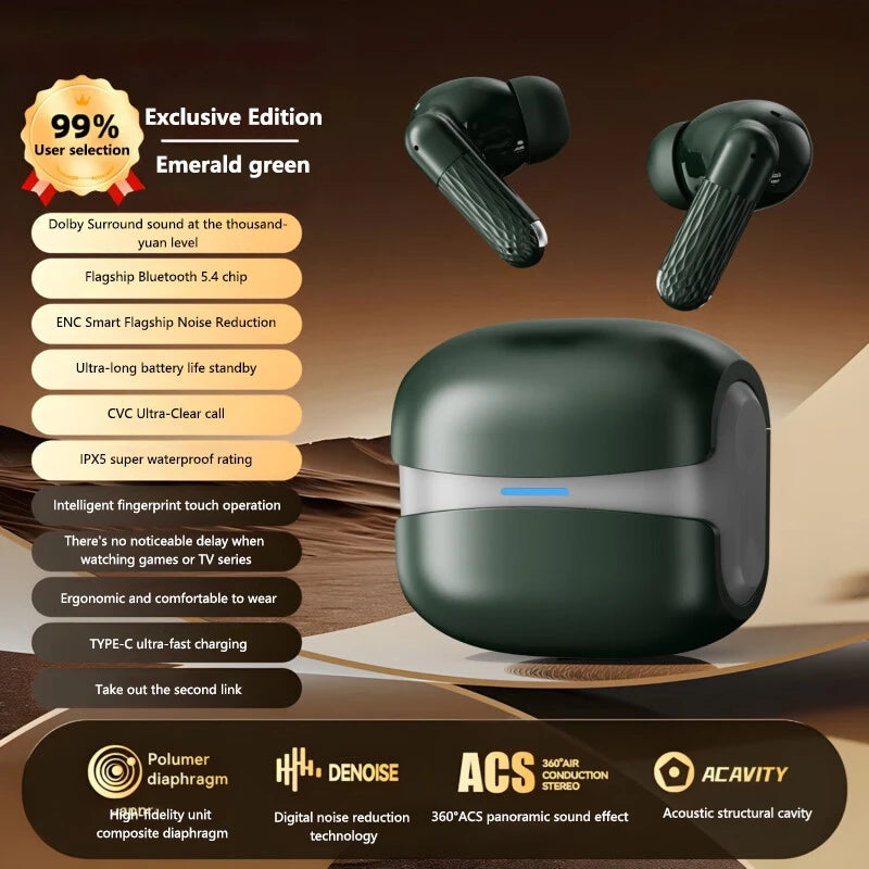 Lenovo New Wireless Earphones Bluetooth Headsets - ElectronAge