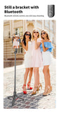 Roreta 360° Rotation Automatic face following Shooting Gimbal Stabilizer Selfie Stick Tripod For iPhone Smartphone Live holder