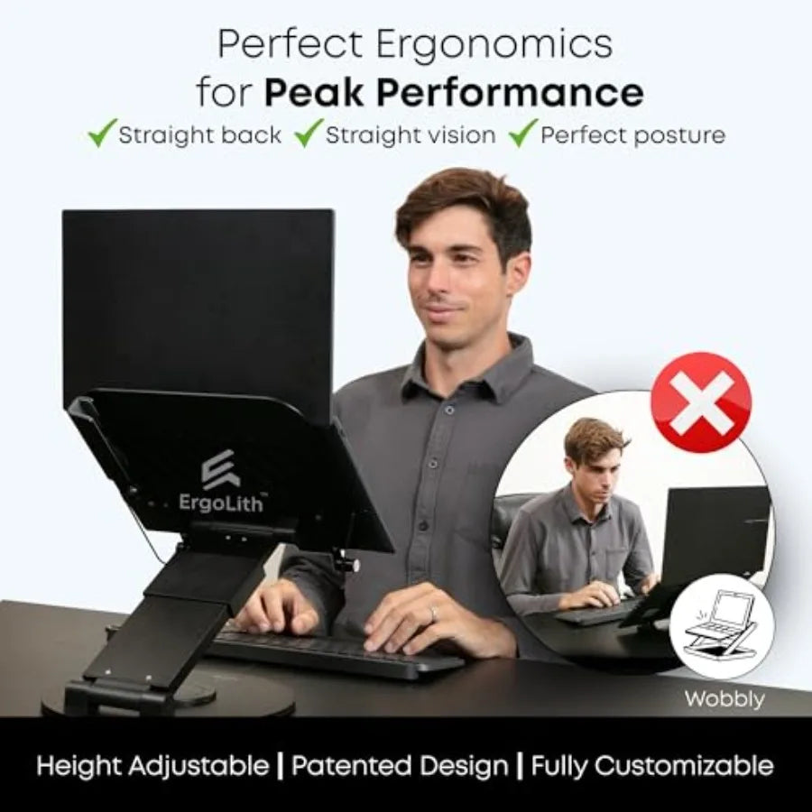 3-in-1 Adjustable Laptop Stand - ElectronAge