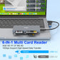 6 in 1 Multi XQD Reader USB C USB 3.0 XQD/SD/TF/MS/XD/CF Reader Memory Card Reader Multi-Card Reader Adapter for Sony G/M Series