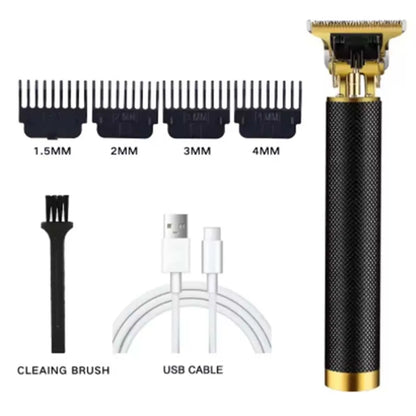 Professional Rechargeable Hair Clipper Hair Trimmer with 8 Limit Combs, LCD Display, Adjustable Blade for Men, Barbers, Home Use