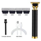 Professional Rechargeable Hair Clipper Hair Trimmer with 8 Limit Combs, LCD Display, Adjustable Blade for Men, Barbers, Home Use
