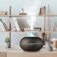 Ultrasonic Aromatherapy Diffuser with 6 Essential Oils, Remote Control Cool Mist Humidifier, 18.6oz Capacity, with Auto Shut-Off