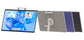 25" Android Smart Handy TV with  Battery Smart Touch Screen with Google Play  for Camping Portable Mobile Tablet