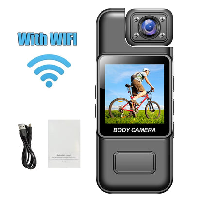 Ultra HD 4K  WiFi Mini Camera Portable Digital Video Recorder Police Body Cam Infrared Night Vision Sports DV  Small Camcorder