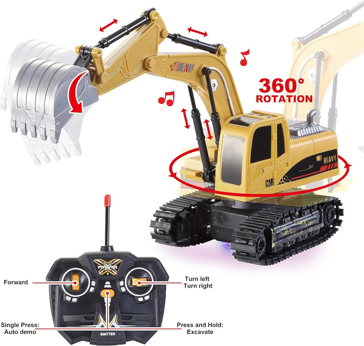 JOYFY 2 PCS Remote Control Construction Vehicle - ElectronAge