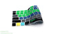Serato DJ Shortcut Keyboard Cover for MacBook Pro 14 16  2021 2022 2023 & Mac Air 13.6 15.3 Model A2485 A2780 A2681 A2941 M2 M1