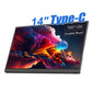 14inch Portable Monitor Touch Ultra-thin 1200P IPS USB-C HDMI External Second Screen for Laptop PC Cell Phone Switch PS4/5 Xbox - ElectronAge