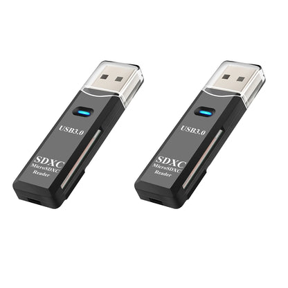 2-in-1 Multi Functional USB 3.0 Card ReaderMicro SD TFMemoryCardReaderUSBFlashDrive CardreaderAdapter For PCLaptops Accessories