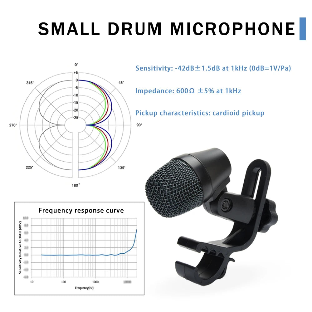 NILUNWEI E904 Military Drum Heart-Shaped Dynamic Microphone - ElectronAge