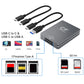 2 in 1 CFexpress Type A SD Card Reader Cardreader Adapter USB 3.2 10Gbps Memory Card Reader with USB C To USB C/A Cable for SLR