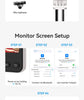 TELESIN 1.7M Screen Monitor Remote Control Wireless Bluetooth Selfie Stick Tripod For Smart Phone Iphone SAMSUNG XIAOMI HUAWEI