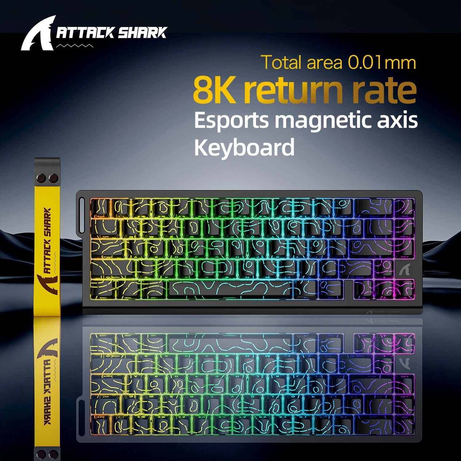 Magnetic Switch Keyboard ATTACK SHARK X68HE - ElectronAge