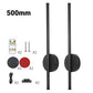 2-pack Rechargeable Wall Light LED 50 80cm Dimming Wall Sconce with Remote Control Sofa Background Gaming Room Decoration