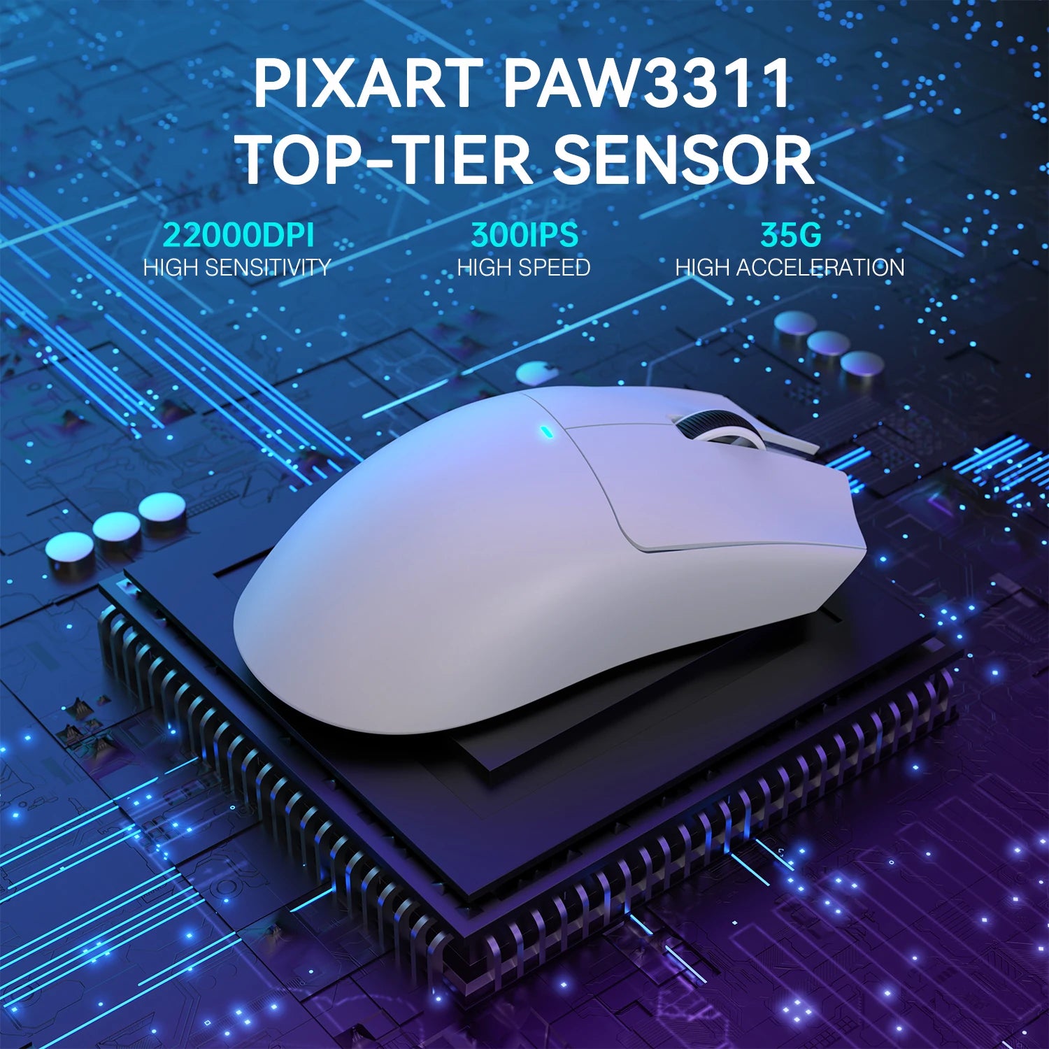 ATTACK SHARK X11 Lightweight Wireless Gaming Mouse - ElectronAge
