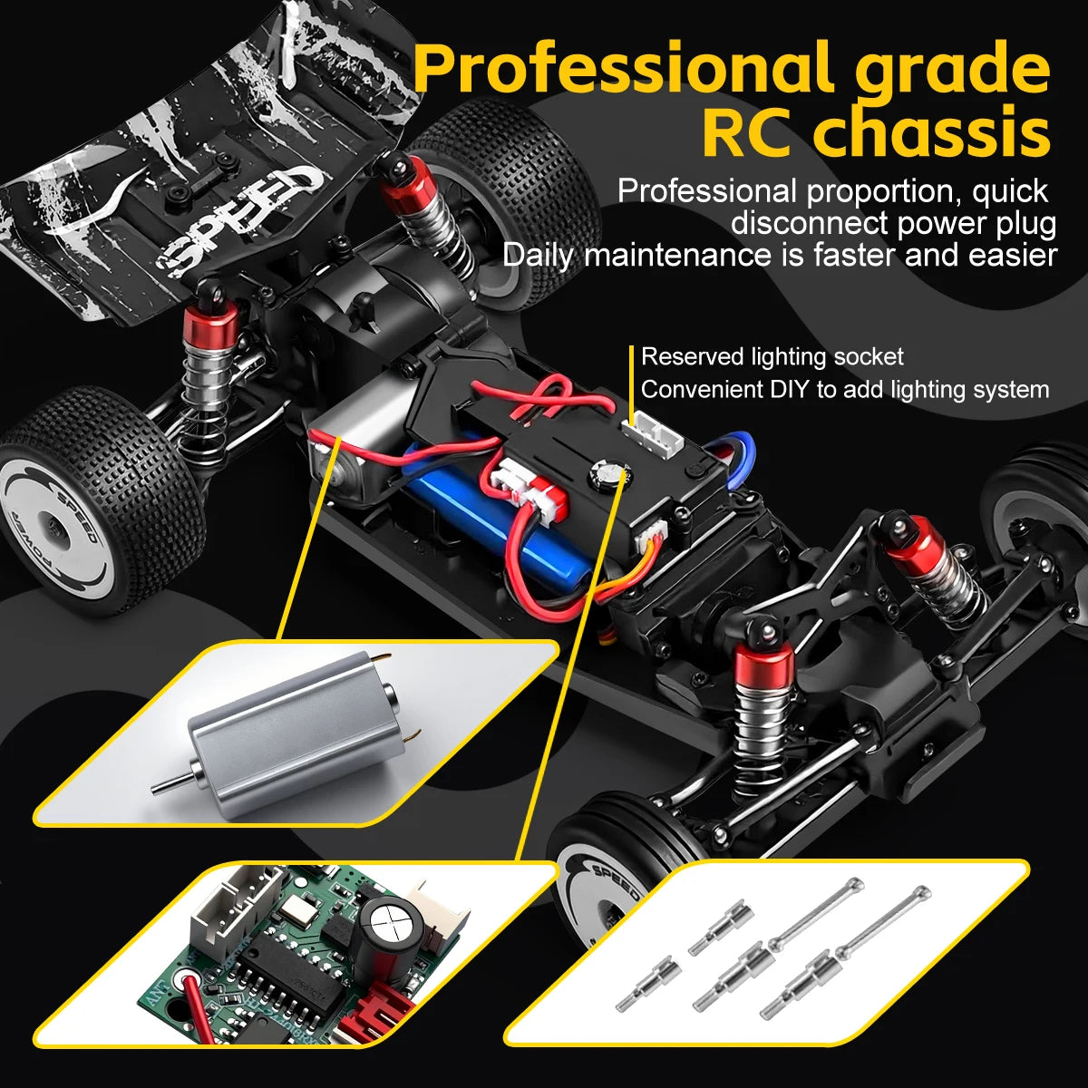 WLtoys 244016 High Speed Remote Control Car - ElectronAge