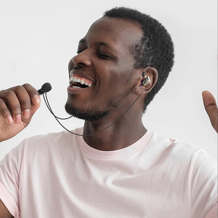 SZKOSTON Wired HiFi Headphones with Mini Condenser Microphone - ElectronAge