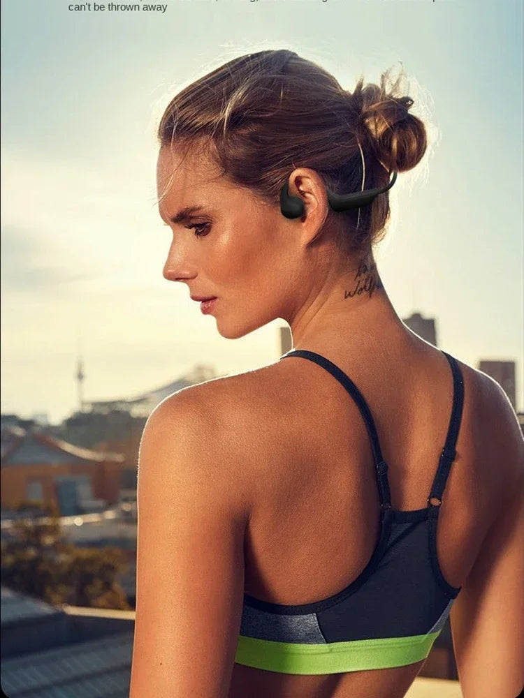 YWYW open ear run Bone Conduction Bluetooth Headphones - ElectronAge