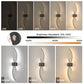Black White Rechargeable LED Wall Light USB Type-C Battery Operated Wireless Wall Lamp 60/80cm Touch Switch Dimmable Wall Lights