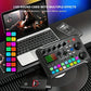 UV color stripe/dynamic microphone professional audio mixer - ElectronAge