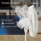16-Inch Oscillating Stand Fan with Adjustable Height, 3 Speeds for Quiet Cooling in Any Room