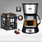 0.6L Electric Drip Coffee Makers 600W Household Coffee Machine 5 Cup Tea Coffe Pot Compact Coffee Maker with Reusable Filter
