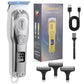 Professional Hair Clipper Ceramic Blade Male Hair Trimmer LED Display Haircut Machine USB charging
