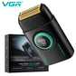 VGR Shaver Professional Shaving Machine Electric Razor Portable Beard Trimmer 9000 RPM Reciprocating LED Shaver for Men V-378 - ElectronAge