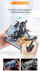 90 Degree Elbow USB C Fast Charge Cable For iPhone 17 16 15 Pro Max Samsung Xiaomi Redmi POCO OnePlus Nylon Braided Type C Cable