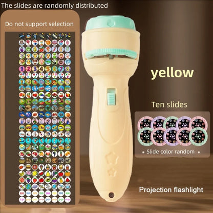 Projector flashlight Early education educational development toy children&