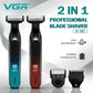 VGR Electric Shaver Rechargeable Shaving Machine Portable Beard Trimmer IPX6 Waterproof Face Shaver Safety Trimmer for Men V-361