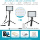 Tripod Filter Dimmable 5600K Shooting Photography 66 LED Brightness Fill Video light for YouTube tabletop phone live USB lamp