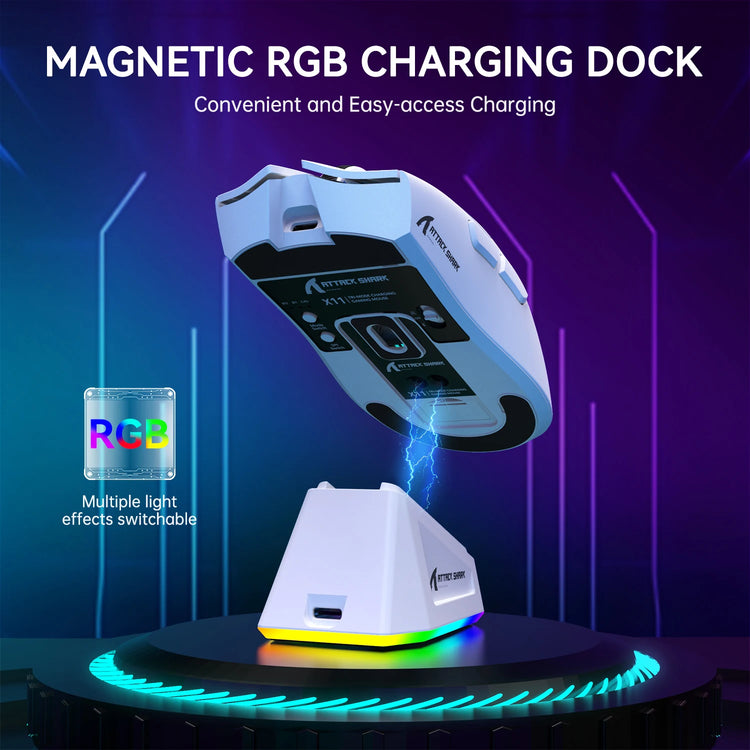 ATTACK SHARK X11 Lightweight Wireless Gaming Mouse - ElectronAge