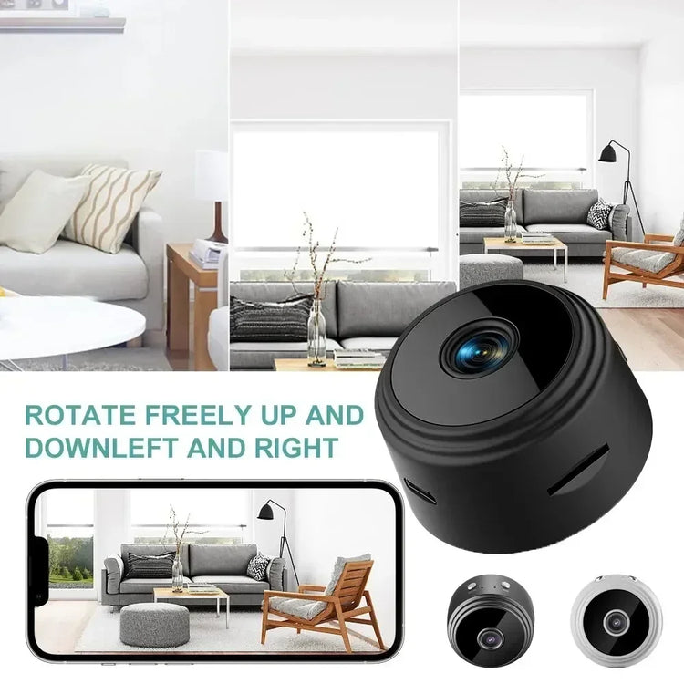 Mini A9 WiFi 1080P HD Security Camera Wireless Monitoring Security - ElectronAge