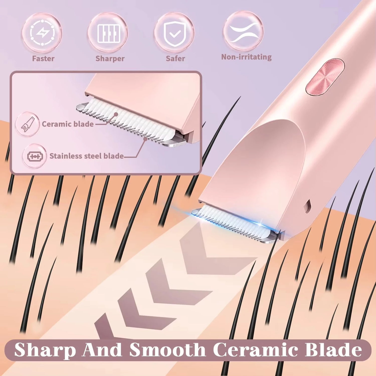 Waterproof Rechargeable Electric Shaver - ElectronAge