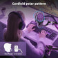 Pupgsis Gaming Microphone, USB Condenser Mic for PC, PS4/5 and Mac,Noise Cancellation Computer Mic with Mute, Reverb, Monitoring