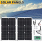 1200W Solar Panel Charger with 100A Controller Dual USB 12V Battery Charging System for Outdoor Camping Car Yacht RV Hiking