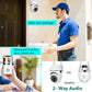 4pcs Ultra HD 1080P Wireless Security Cameras with Motion Tracking, Dual-Band WiFi & 5G, 360° View - Indoor/Outdoor Home Surveil