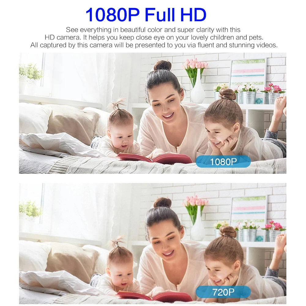 Virwir Mini Camera 4MP Wifi Night Vision - ElectronAge