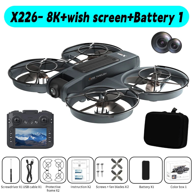 Lenovo X226 VR FPV 8K GPS Drone 4K HD Camera - ElectronAge