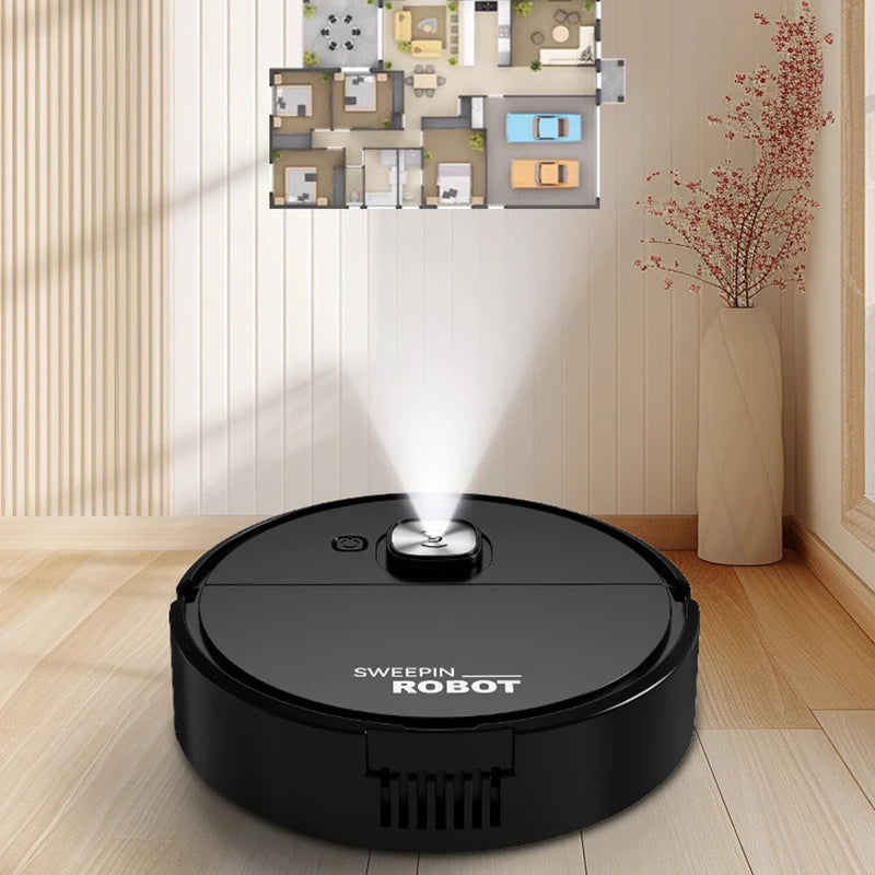 XMSJ Mini Vacuum Cleaner 3-in-1 Robot Vacuum Cleaner - ElectronAge