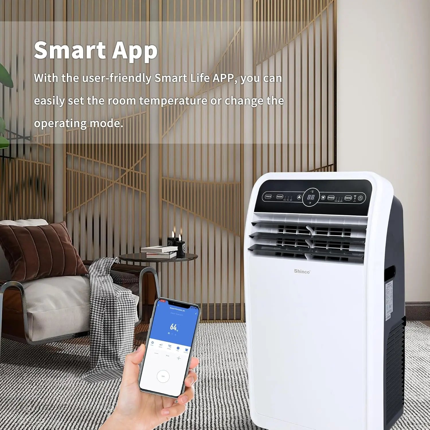 Shinco 10,000 BTU Portable Air Conditioner - ElectronAge