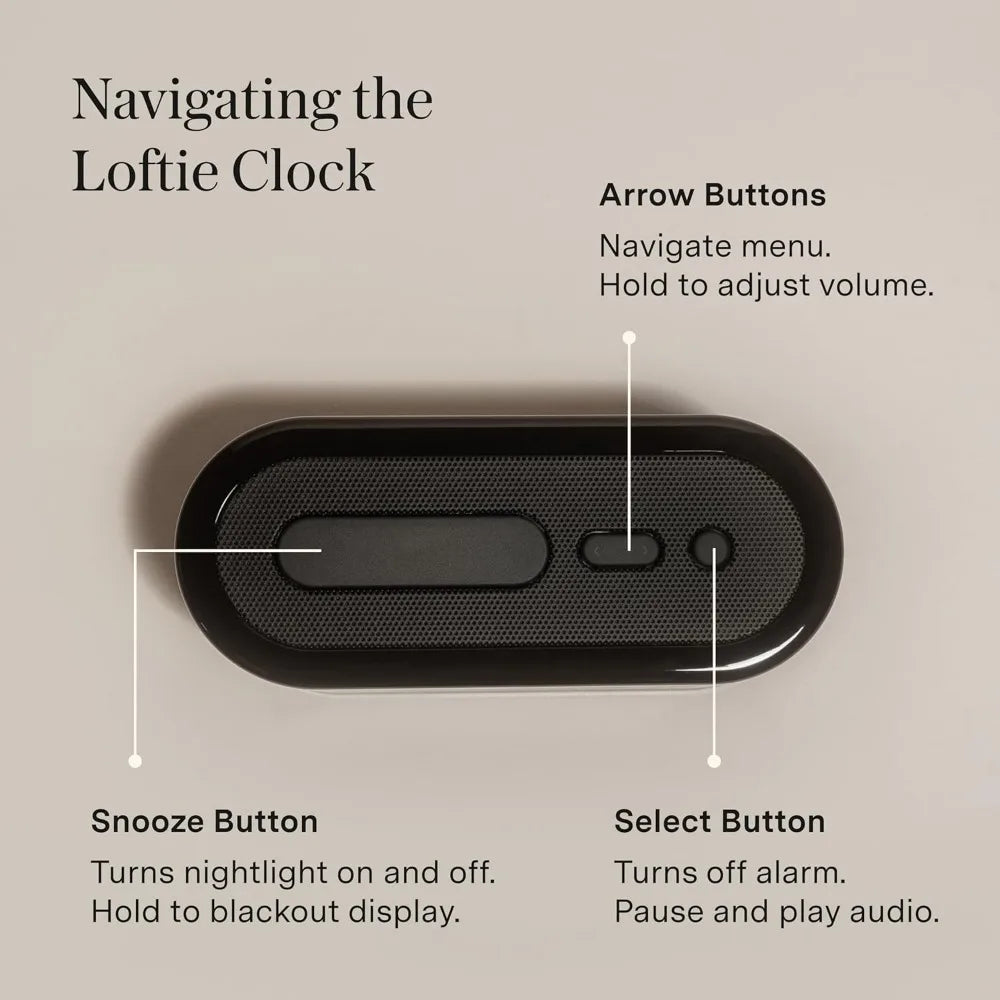 Smart Alarm Clock with Night Light - ElectronAge