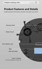 3-in-1 Scan Drag Suction Intelligent Sweeping Robot Wide Range Dust Pet Hair Cleaner Rechargeable Fully Automatic Vacuum 2026