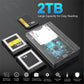10Gbps CFexpress XQD SD Cards Reader with USB C To USB A/C CF Express Card Adapter for Professional Filmmakers Content Creators
