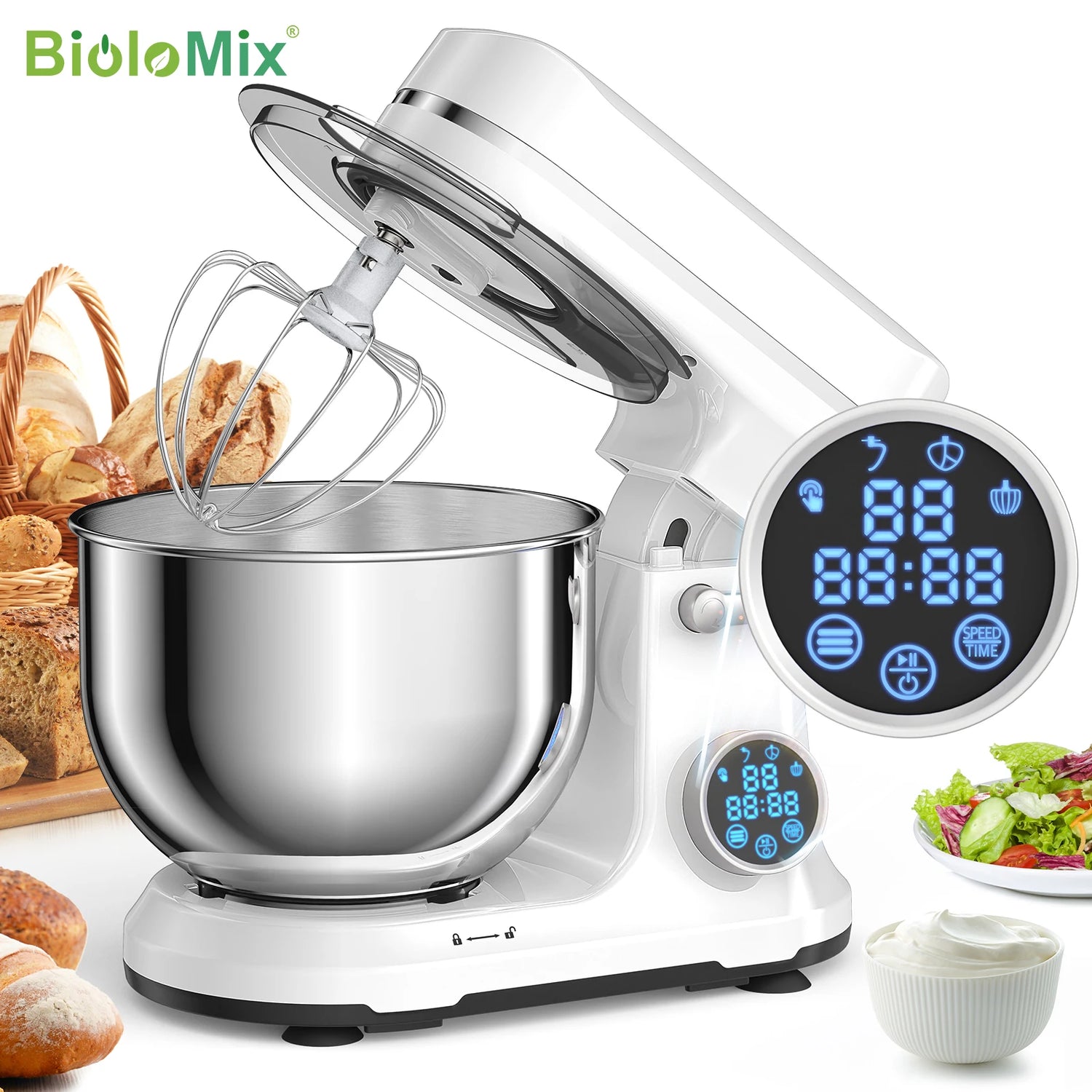 BioloMix Kitchen Food Stand Mixer - ElectronAge